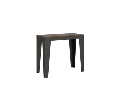 Consolas Flame Evolution Extensible hasta 300 cm ITAMOBY (90 x 40 x 77 cm - Paneles de Melamina - Nogal)
