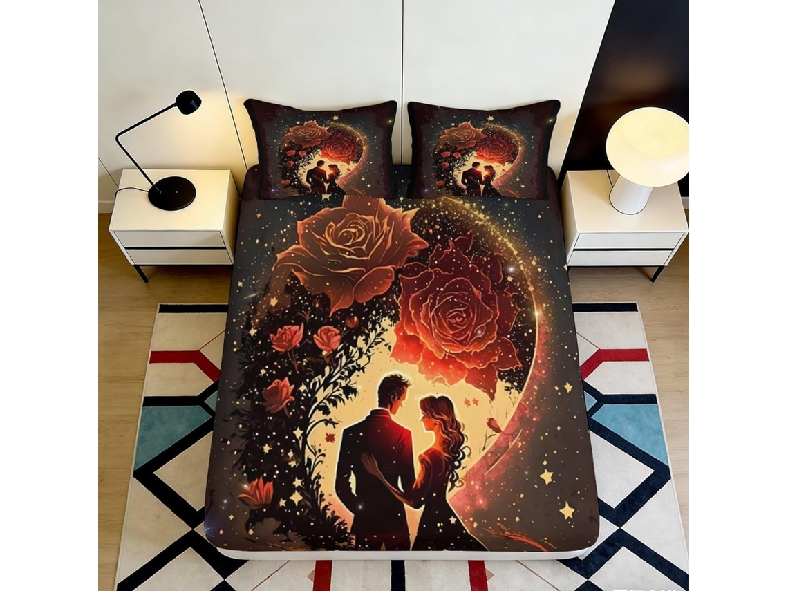 Microfibra Estampado Microfibra Diseño Almohada Juego Color 200x25cm