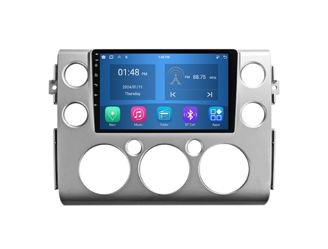 Autoradio 4GB RAM64GB ROM ROVERONE para Toyota FJ Cruiser J15 2006 - 2020 CarPlay Android Coche Radio Bluetooth Navegación