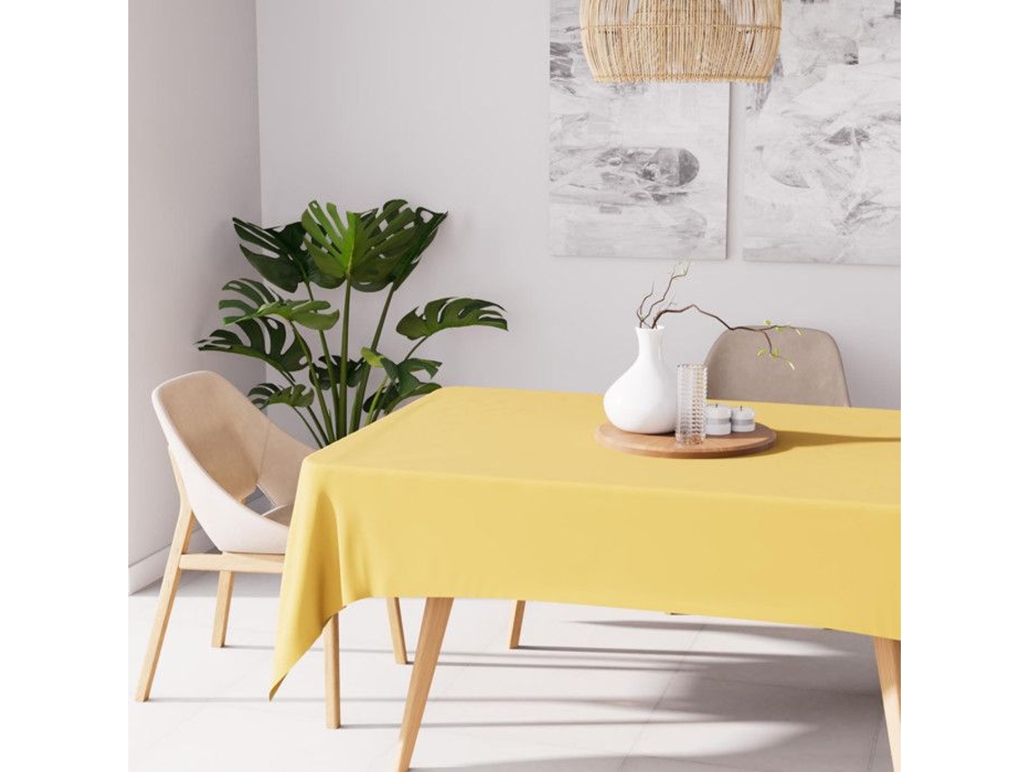Toalla De Mesa Soleil Docre Retangular Manchas Alix Poliéster Amarillo (200 Cm)