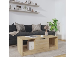 Mesa de Centro Apoyo 102X50X36 Madera Procesada Roble Sonoma