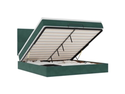 Cama otomana VIDAXL de terciopelo verde