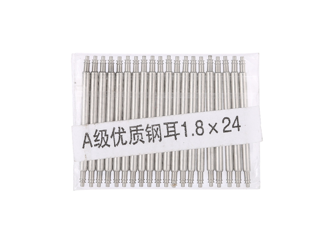 20 Pasadores De Acero Para Relojes (1,8 X 24 Pines) - Herramienta Para Reparar Pulseras