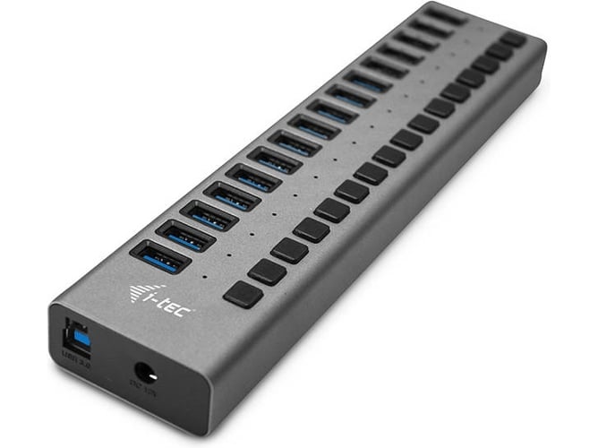 Cargador Adaptador Adaptador I-TEC USB 3.0 Charging HUB 16port + Power Adapter 90 W