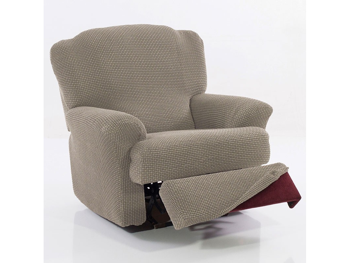 Funda de Sillón DOMAINET Relive (Beige - Algodón y poliéster - 70-90 cm)