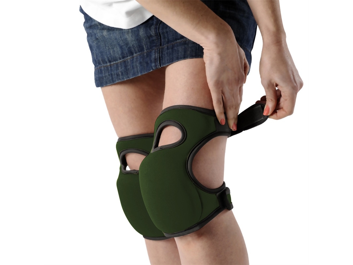 1 Par De Rodilleras Unisex De Espuma Suave Para Mayor Seguridad.