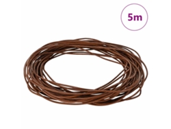 Cordón de cuero marrón claro Ø1 mm x 5 m Cuero HARLANV1