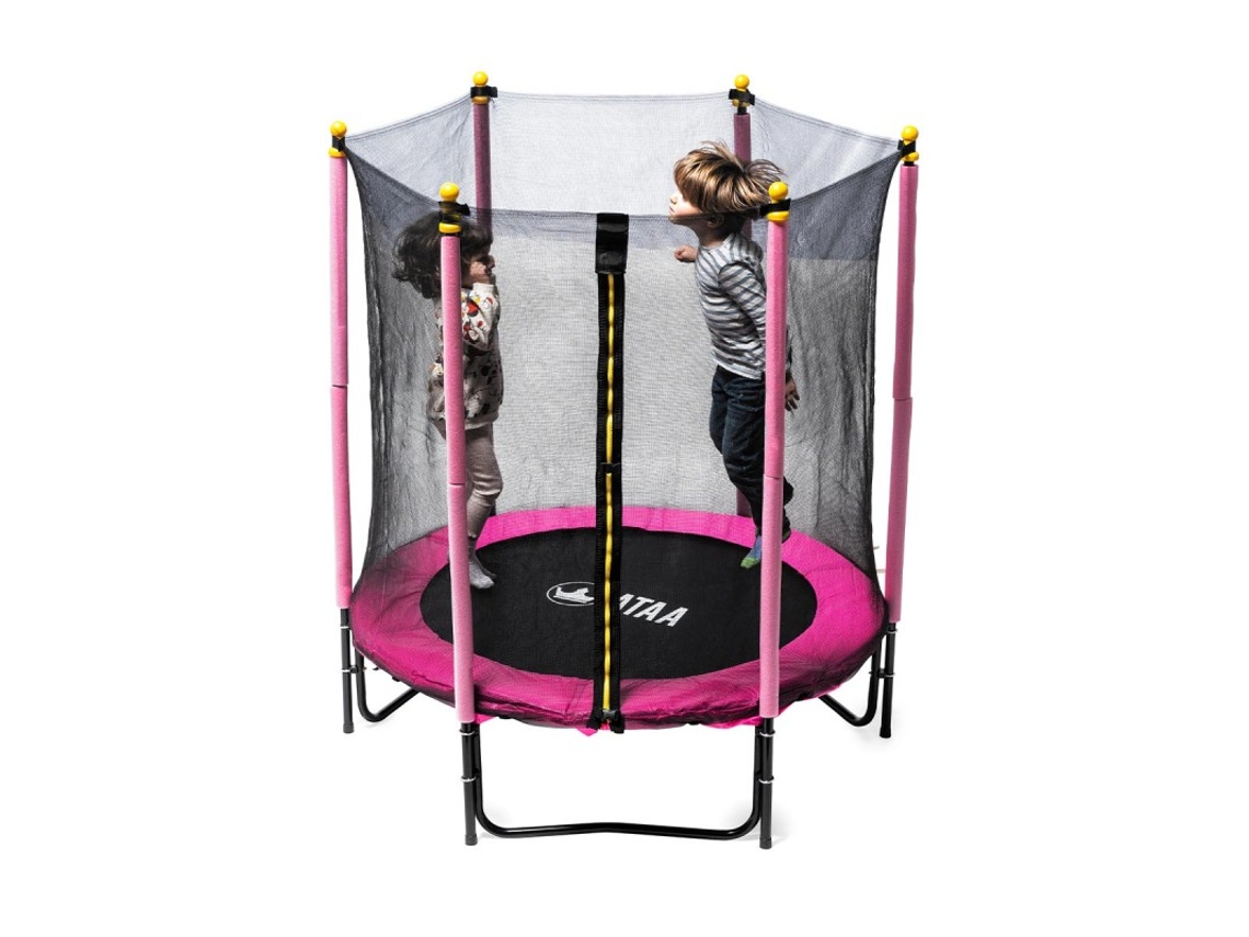 Cama Elástica ATAA Infantil 140 Plus Rosa (88x38x18 cm)