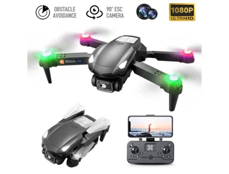 V10 Mini Drone (1080P - Duración de la batería: 20 min - Negro) YIZHOOD
