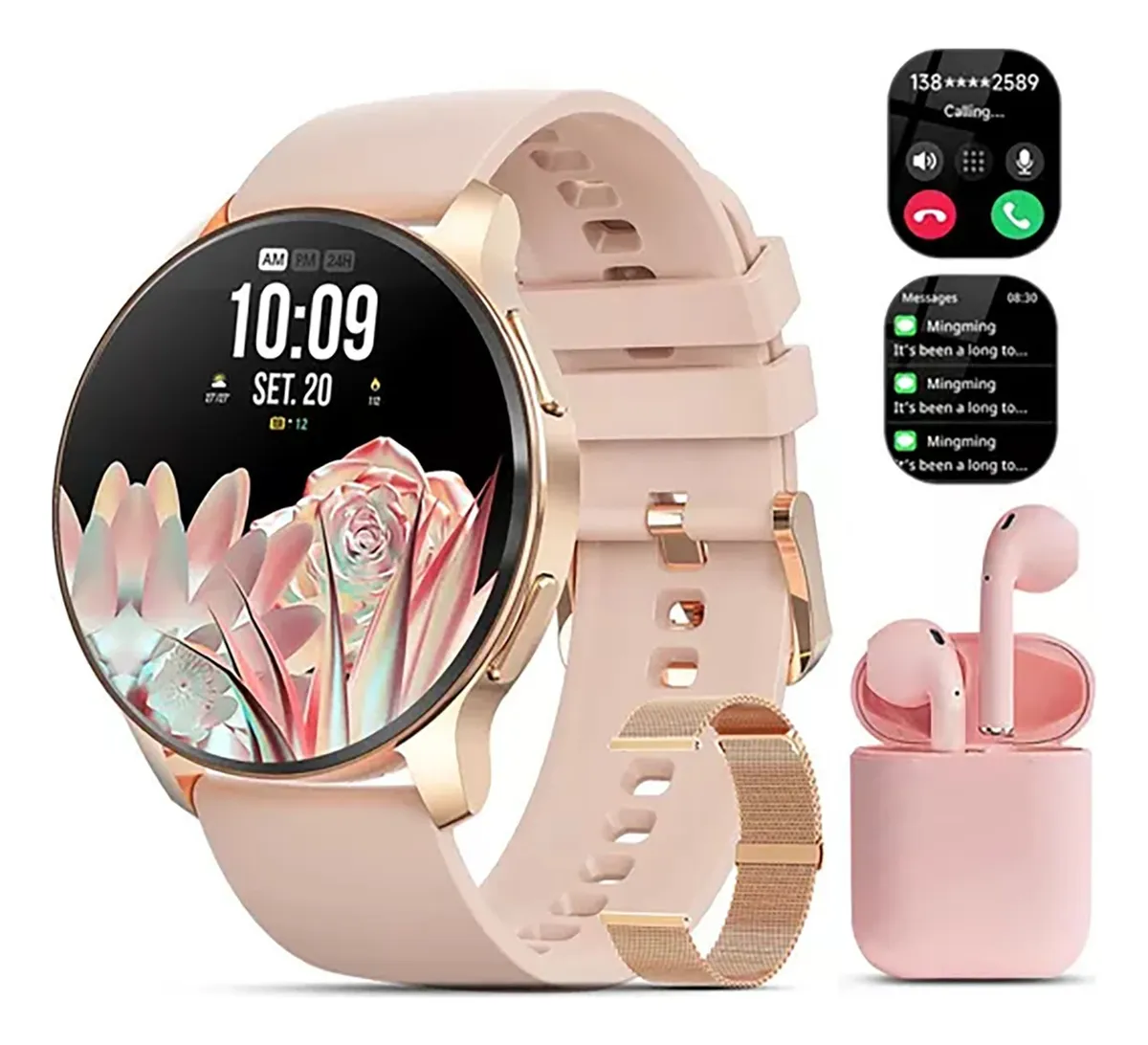 Reloj inteligente Bluetooth para mujer, IP67, Vayotoy