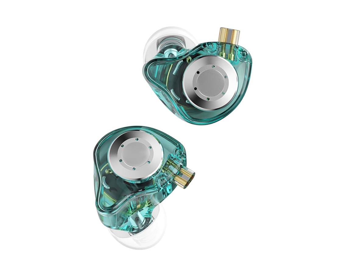 Fones De Ouvido Intra-auriculares Kz Edx Pro Com Unidade Dinâmica De Circuito Magnético Dual Para Cantores E Músicos