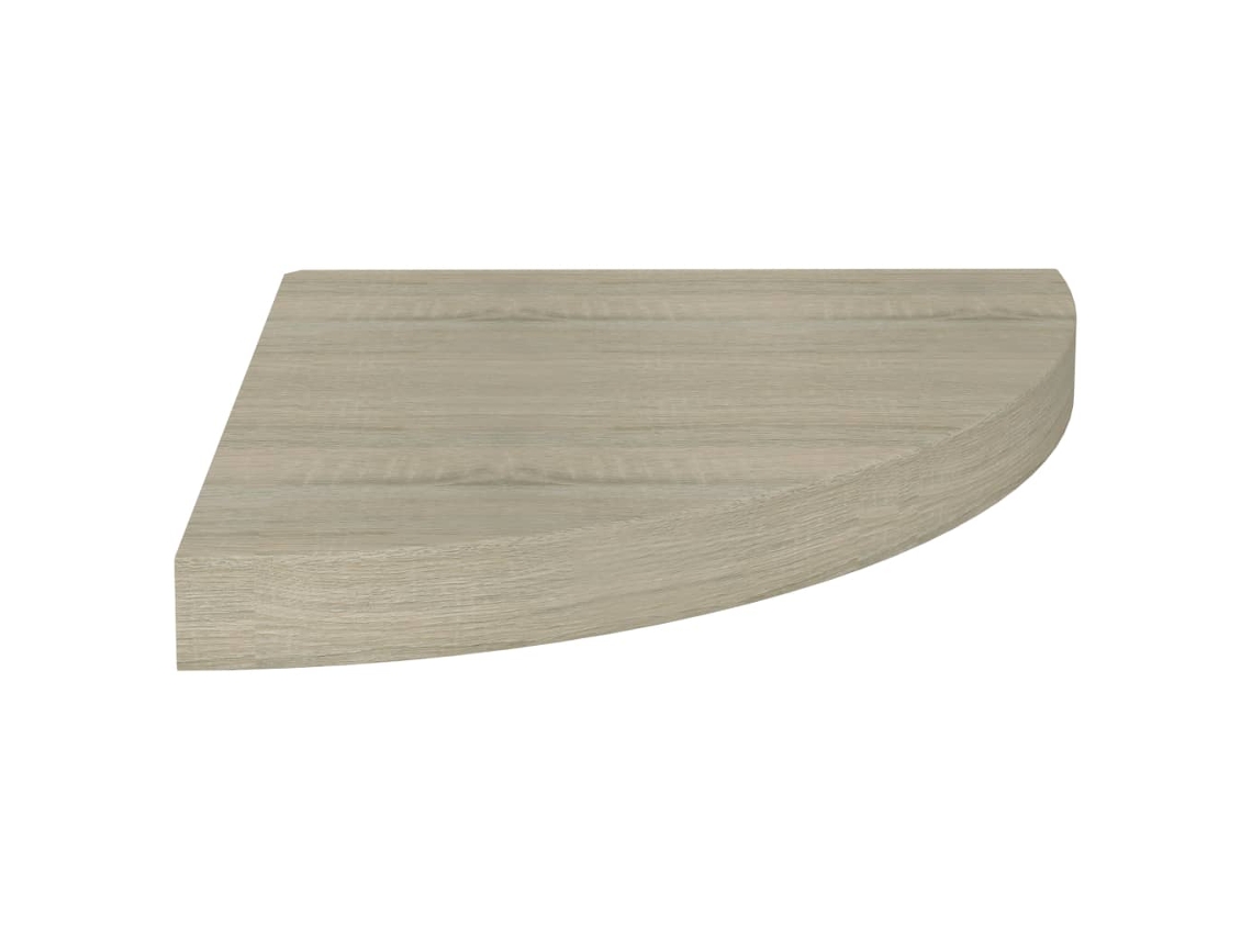 Estante flotante de esquina VIDAXL MDF color roble (35x35x3,8cm)