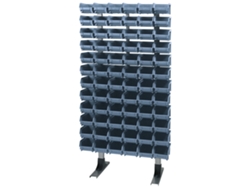 Estante de Metal ARTPLAST L600xP300xH1250 mm + 72 Cubos de Polipropileno Azules Art,102
