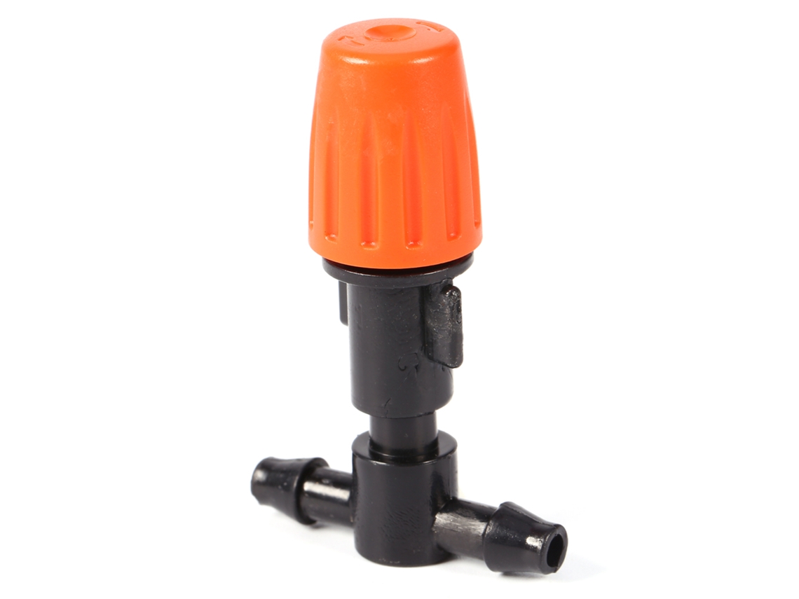 Boquilla De Riego Atomizadora Ajustable Con Conector En T De Plástico Para Jardín Y Agricultura.