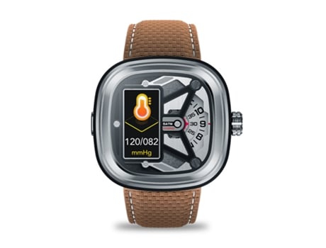 Smartwatch CHRONUS 50M Resistencia al agua Seguimiento de la salud Plata