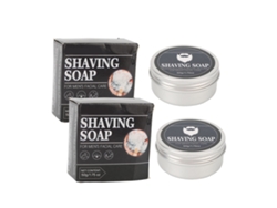2 Pcs Creme De Barbear 50g Com Espuma Rica E Cremosa Limpeza Profunda Hidratação Para Homens Presente Ideal