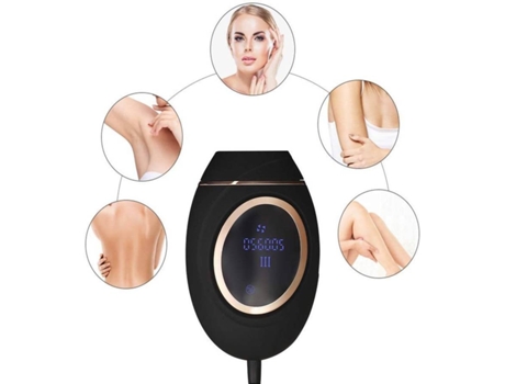 Depiladora Luz Pulsada DREAM5 Epilateurh16 Ipl Multizonas Negra