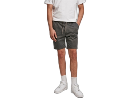 Pantalones Cortos para Hombre de Running URBAN CLASSICS (XXL - Algodón - Negro)