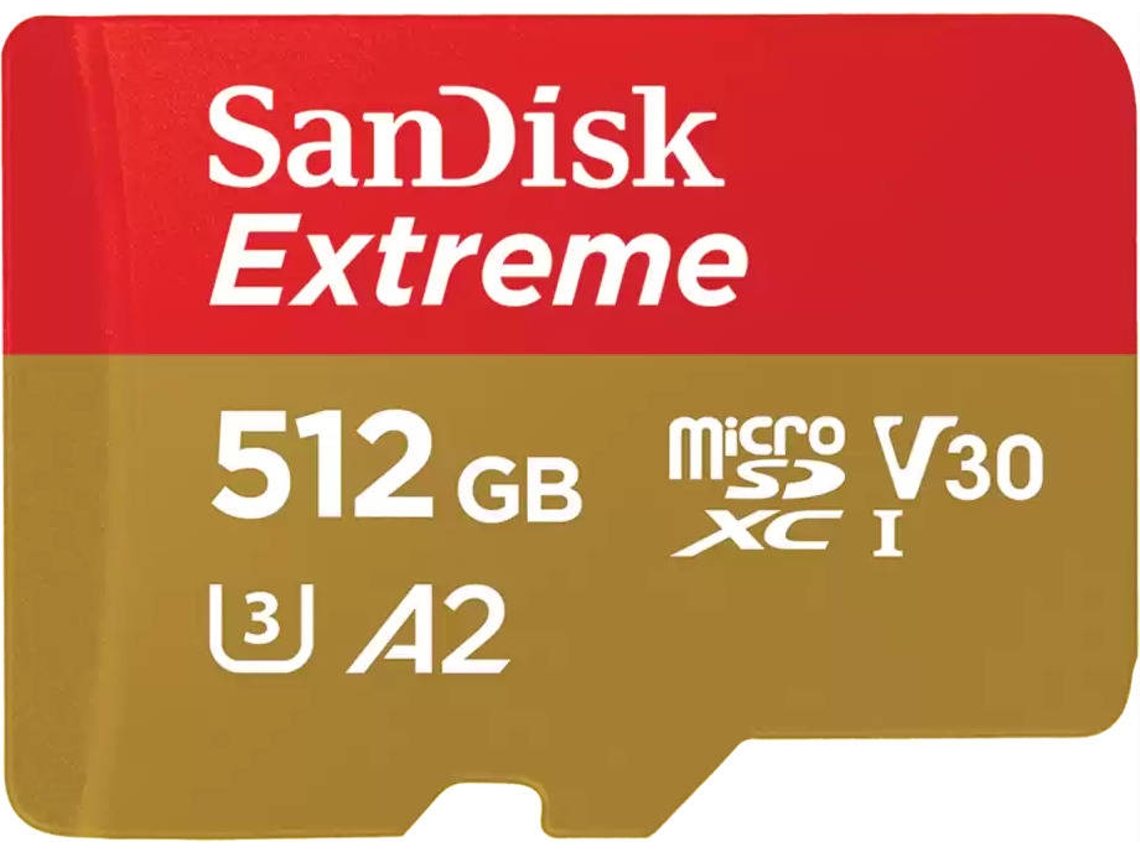C MEM SANDISK EXTREME MICROSDXC 512GB+SD