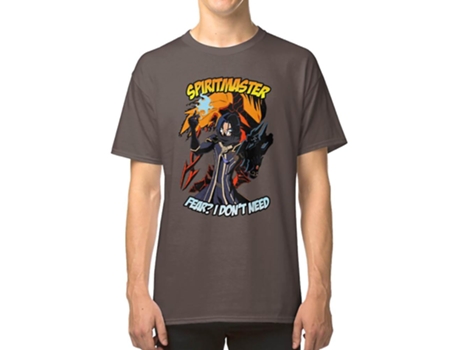 Camiseta ROCKINSTONE Aion Spiritmaster Algodón para Hombre (S - Gris)