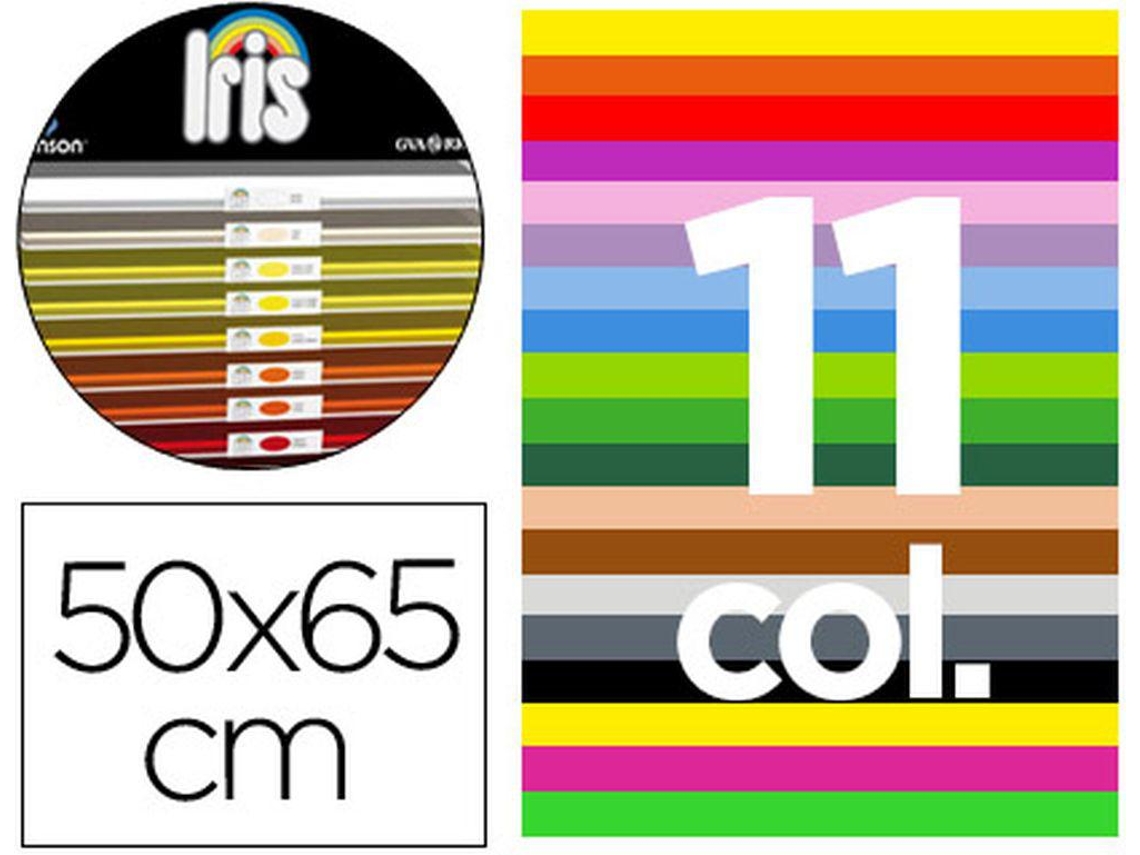 Cartolina Guarro 50X65 Contem ''C'' 25 Folhasx4 Núcleos y 25 Folhasx5 Núcleos Fluo y 25 Folhasx2 Núcleos