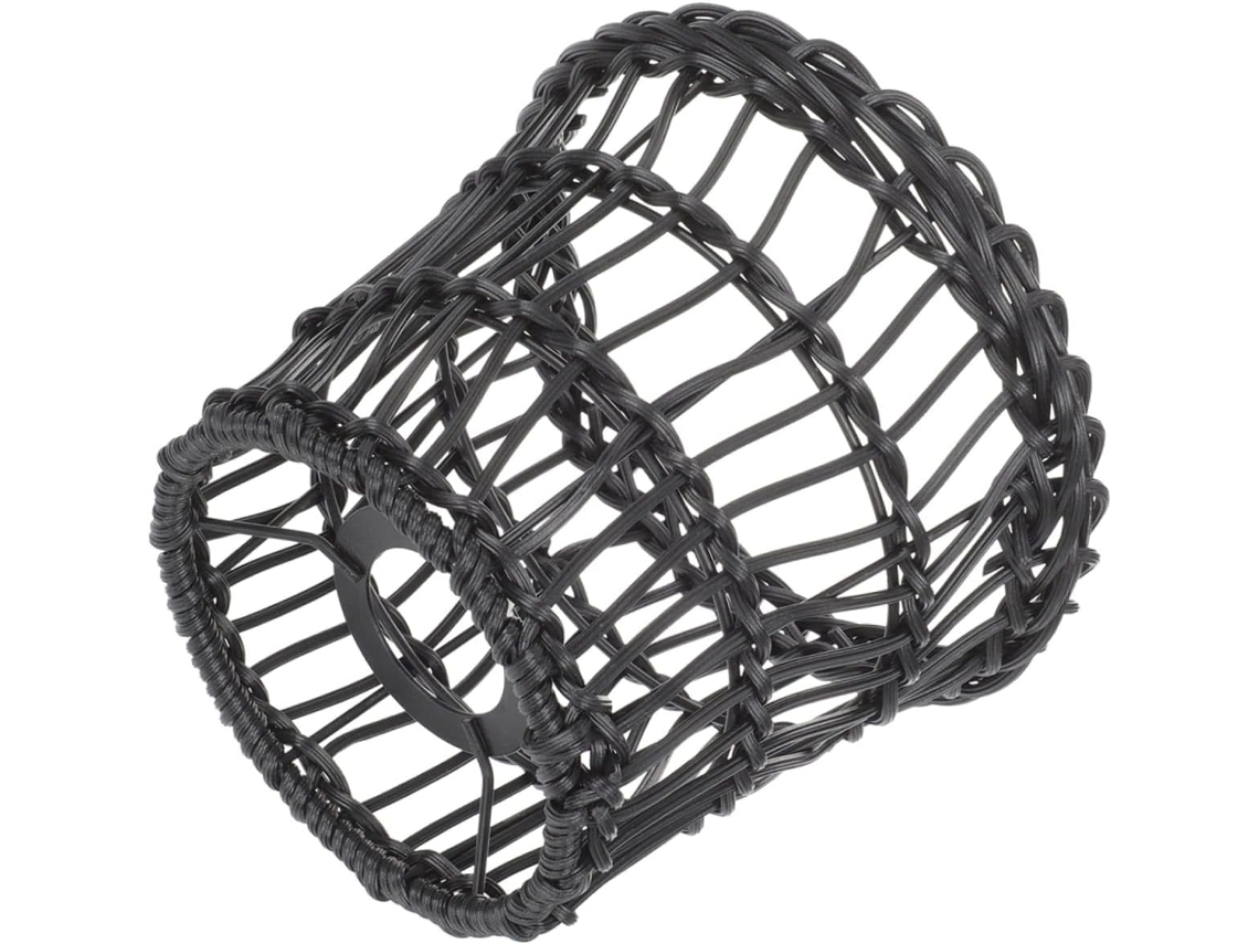 Lámpara Moderna De Luz Cálida Para Dormitorio, Diseño Negro.