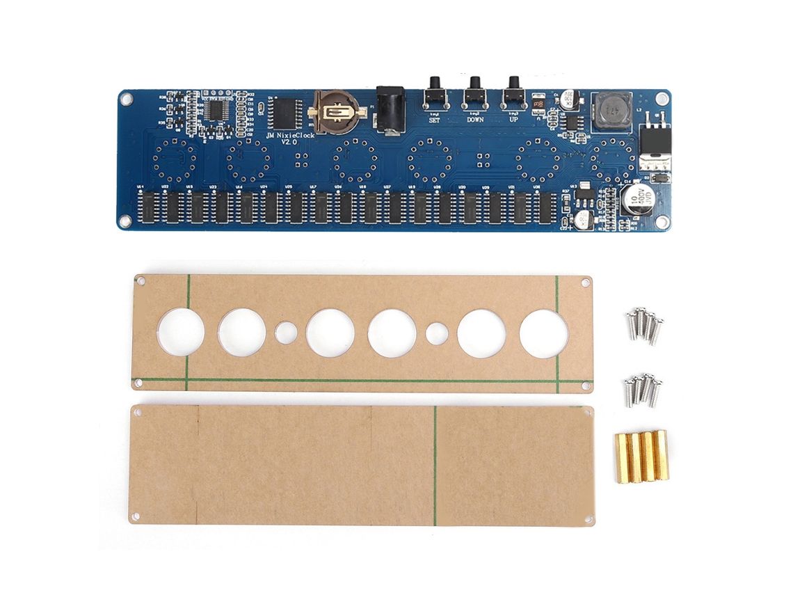 Placa De Circuito Stm8s005 Con Led Rgb Y Tubo Nixie In14, Control De 12 V Cc Y 1 A, Entrada Microusb.