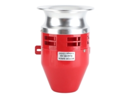 Sirena de motor eléctrico de 125 dB, timbre motorizado, alarma sonora, bocina, sirena para hogar, fábrica, escuela, rancho, lugar de entretenimiento, 12 V CC, 12,4 A