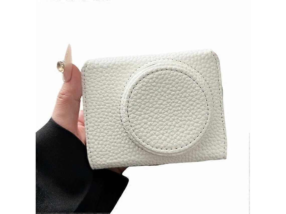 Estuche de cuero compatible con Canon G7 X Mark II/III con acceso a la batería y cubierta protectora para la cámara Facpoet