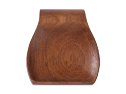 Soporte de cuchara de madera para cocina - Soporte de cuchara de madera suave para estufa con patas de silicona antideslizantes UISAVE