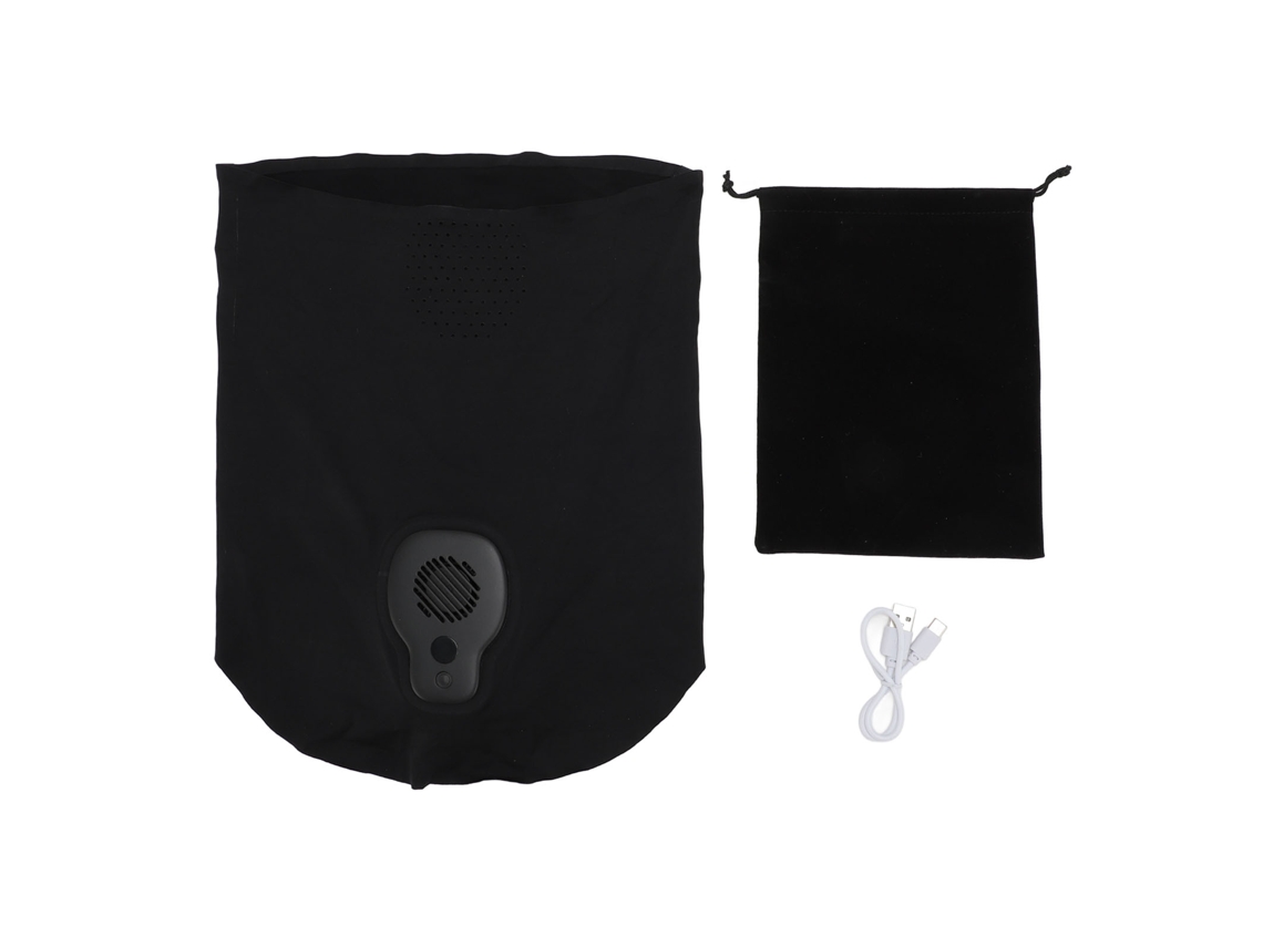 Protector Facial Con Ventilador Uv, Tejido De Seda Fresco, Ligero Y Transpirable Para Acampar Y Andar En Bicicleta.