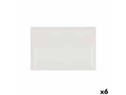 Fuente de Cocina LA MEDITERRÁNEA Elite Rectangular 30x20x2,5 cm (6 Unidades)