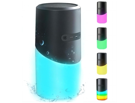 Altavoz Bluetooth Altavoz Bluetooth portátil Altavoz inalámbrico Ipx5 Impermeable con luz LED Rgb Soporte Bluetooth 5.3 para BISBISOUS