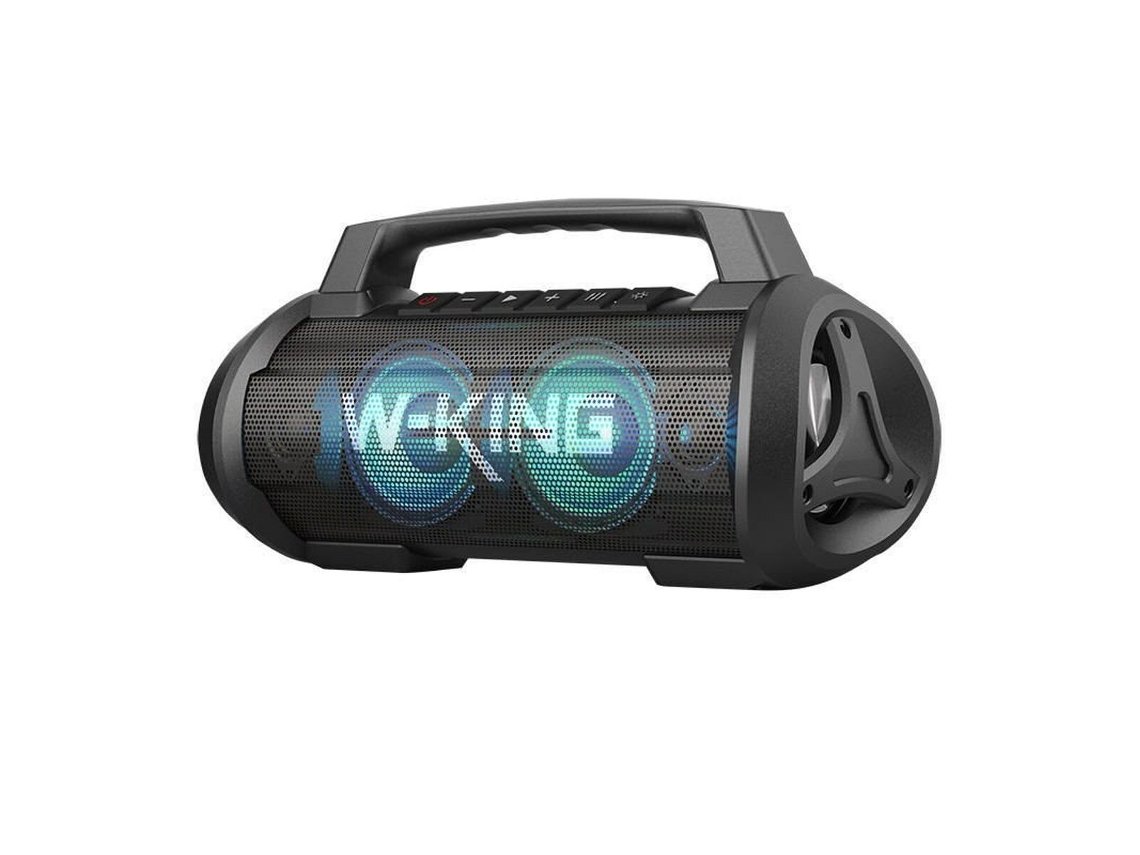 Altavoz Bluetooth Portátil W-KING D10 (Negro - Bluetooth - Bluetooth 5.0 - 70 W)