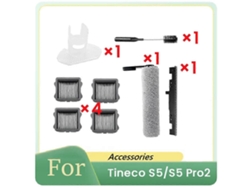 Juego de 8 piezas para aspiradora robot S5/S5: cepillo de repuesto, rascador, rodillo, filtro y deflector.