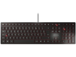 Teclado CHERRY KC 6000 Slim (Con Cable - Layout Francés - Teclado Numérico)