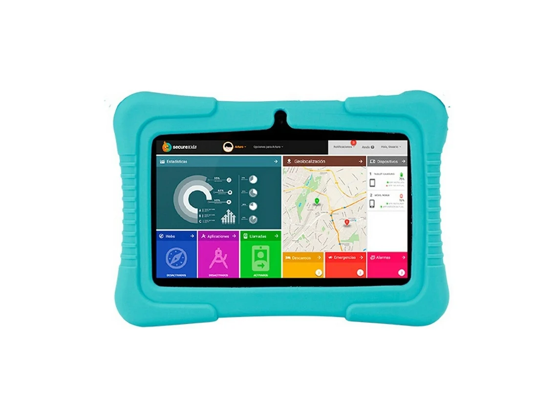 Tablet Infantil SAVEFAMILY Kids 7 (8.1'' - 16 GB - 1 GB - Wi-Fi)