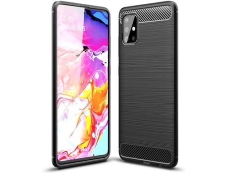 Carcasa Samsung Galaxy A51 HFS-HOUSE Carbone Negro