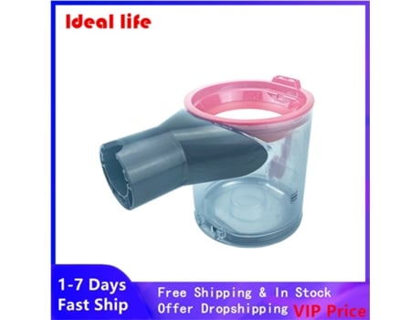 Cubo de polvo para aspiradora Dyson V7 V8, cubo de polvo/contenedor de suciedad/contenedor de animales, piezas de limpieza del hogar transparentes ...