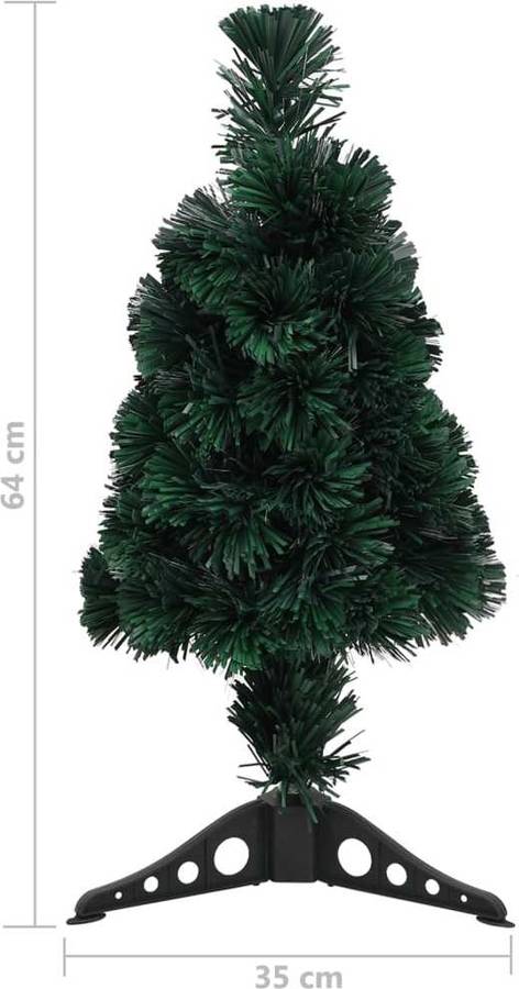 Árbol de Navidad VIDAXL con Soporte (Verde - 64 cm)