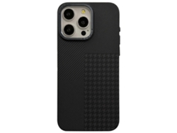 Funda Fina Con Diseño De Cuadrícula Y Carcasa Rígida De Policarbonato Para Iphone 14 Pro