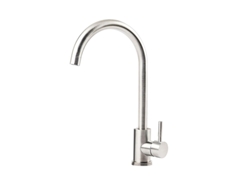 Grifo para cocina y baño WATER NO LIMITS LH 119, monomando de dos vías en acero inoxidable 304, rotación de 360º