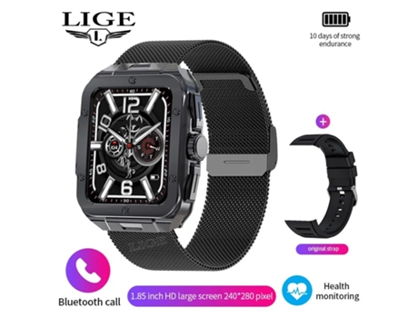 Reloj inteligente para hombre, con Bluetooth, llamada, Monitor en tiempo Real, termómetro, deporte, Fitness, reloj inteligente para Android ios VEA...