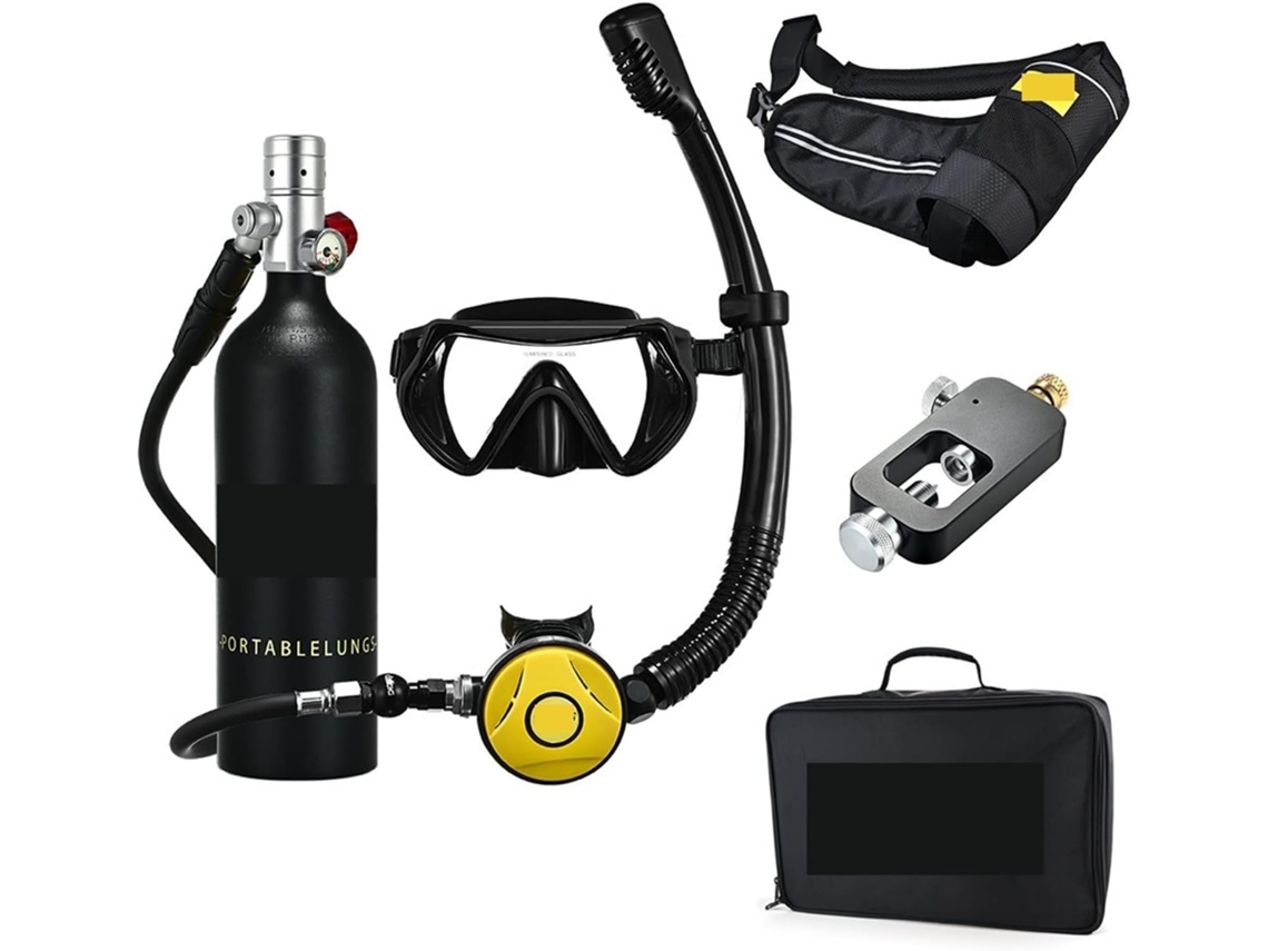 Mini Botella De Buceo, Tubo De Snorkel, Rebreather, Equipo Portátil De Apnea