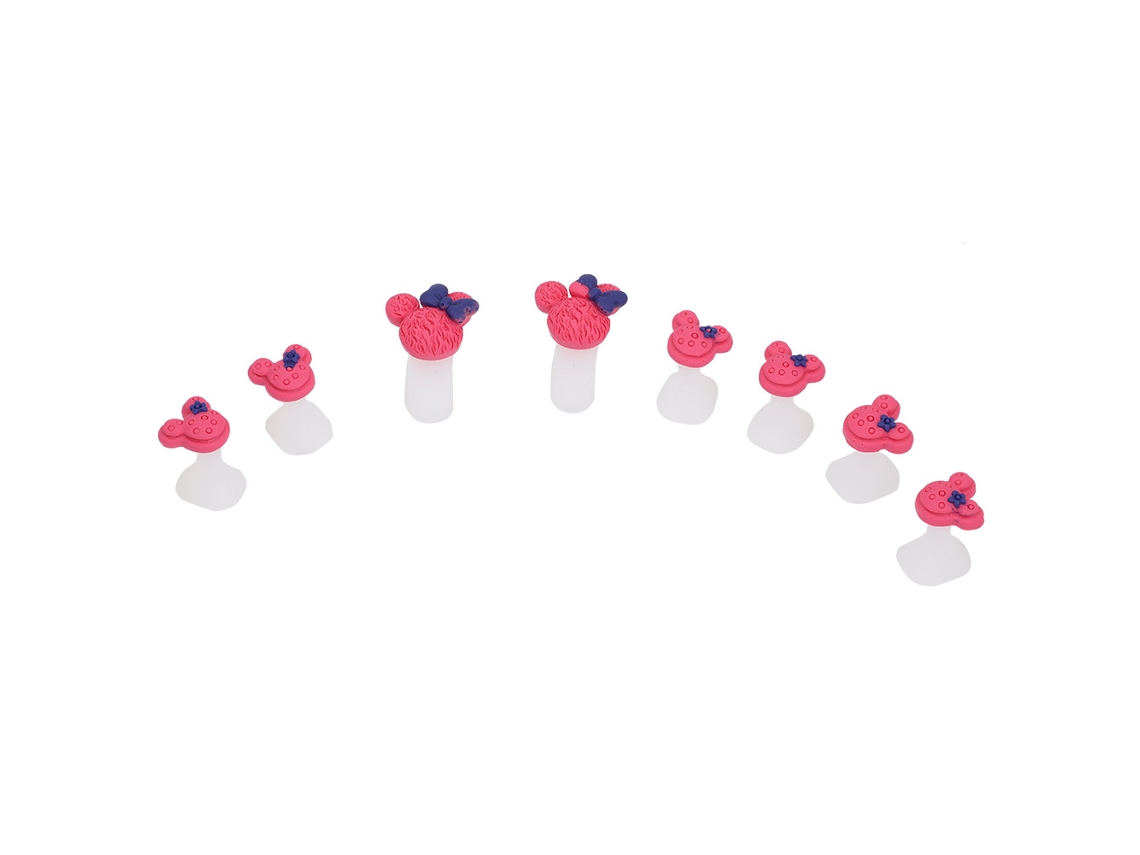 Juego De 8 Separadores De Dedos De Silicona Con Forma De Flor Para Pedicura Y Decoración De Uñas 13