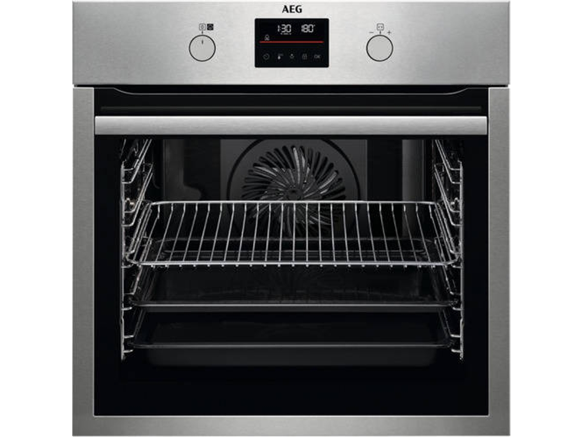 Horno AEG BPS35516XM SteamBake (71 L - 59.5 cm - Pirolítico - Inox)