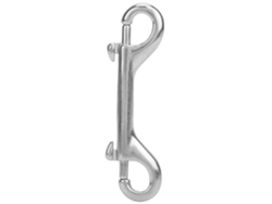 Candado Con Gancho De Resorte De Doble Punta En Acero Inoxidable 316, Clip Para Llaves, 115 Mm