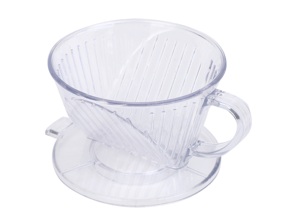 Filtro De Café Cónico Reutilizable Para Cafetera De Flujo Rápido, Taza Transparente S, Material Abs Seguro.