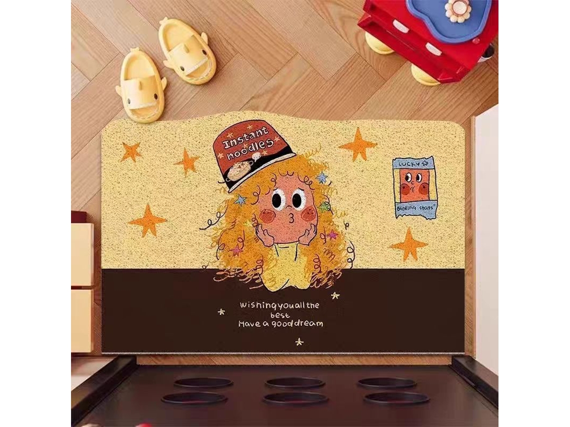 Felpudo Antideslizante De 40x60 Cm, Con Estampado De Niña, Fácil De Limpiar, Ideal Para El Hogar Y La Cocina.