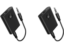 Adaptador Bluetooth 5.3 Para Avión (2 Unidades) Para 2 Auriculares Sin Conector, Mm, Transmisor-receptor